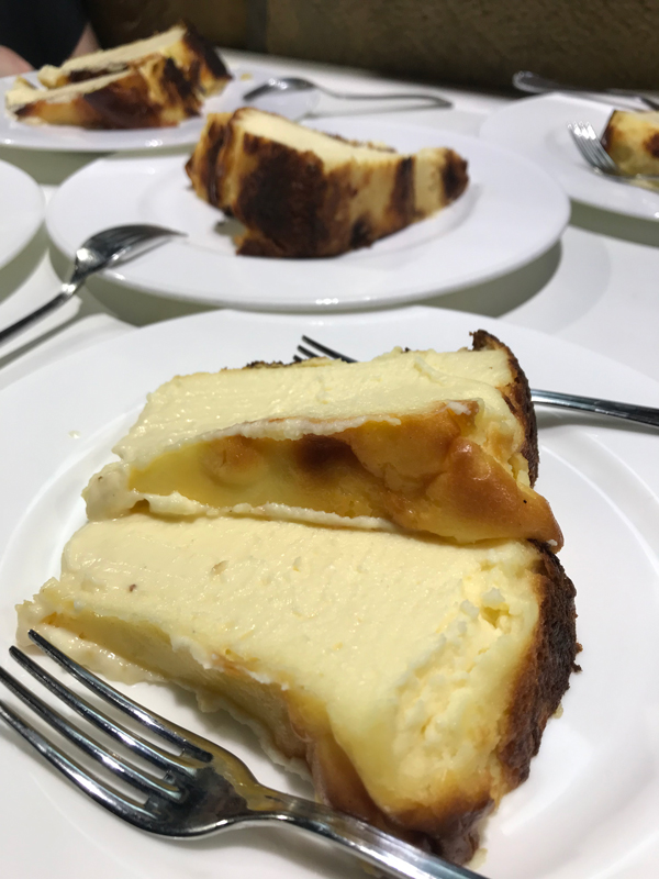 バスクのチーズケーキ